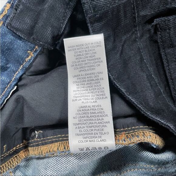 FRAME Le Jane Color block High Waist Relax Jeans Dell Noir Size 25 NWT - Picture 13 of 15